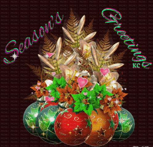 Seasons greetings - Ingyenes animált GIF