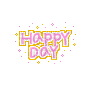 happy day - GIF animasi gratis