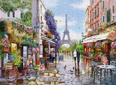 Paris cafe - bezmaksas png