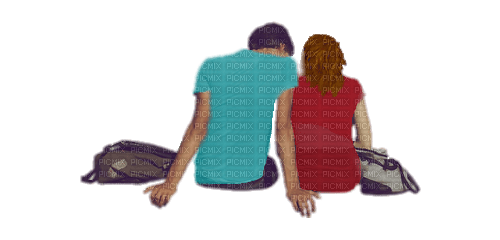 couple-sitter - PNG gratuit