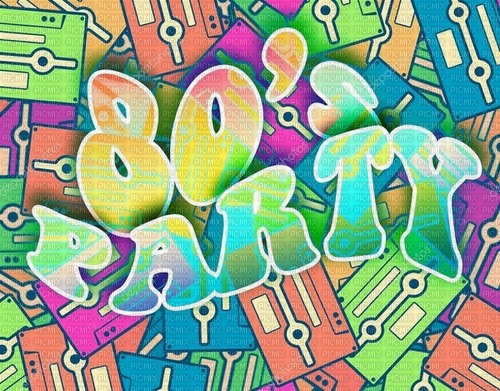 80's Party - png gratuito