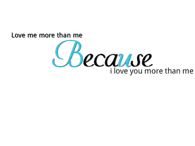 Kaz_Creations Text Love Because - 無料png