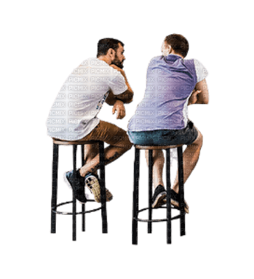 män sitter i baren - zadarmo png