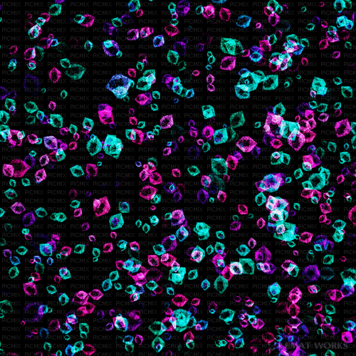 Background, black, purple, pink, turquoise. Leila - Zdarma animovaný GIF