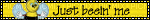 just beein' me yellow and black bee cute - Безплатен анимиран GIF