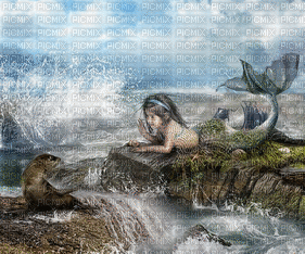 little Mermaid - Nitsa P - Besplatni animirani GIF