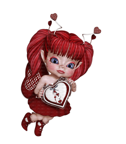 valentine cookies doll by nataliplus - 免费PNG