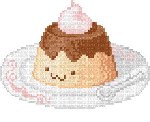 Cute Pudding - GIF animasi gratis