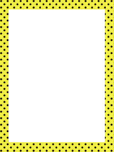 Emo yellow dots frame by Klaudia1998