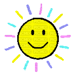 happy sun - 無料のアニメーション GIF