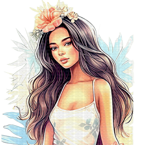 ♡§m3§♡ TROPICAL female girl summer image - 免费PNG
