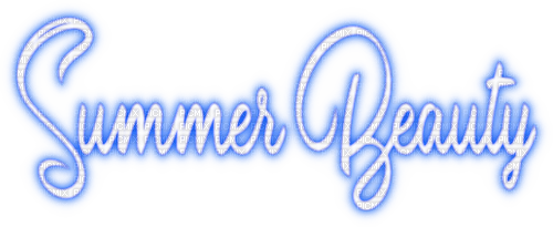 Summer Beauty Text - zadarmo png