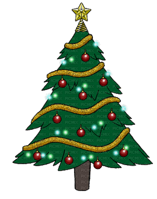 christmas noel tree arbre fir gif - GIF animé gratuit
