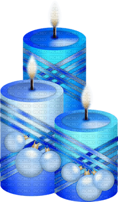 Kaz_Creations Christmas Winter Candles Colours - zadarmo png