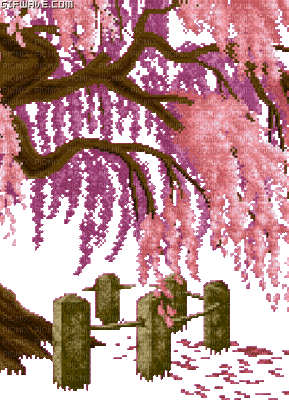 spring trees bp - Ilmainen animoitu GIF
