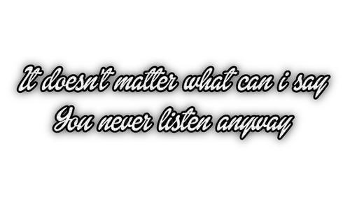 It doesn't matter ♫{By iskra.filcheva}♫ - PNG gratuit