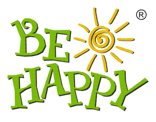 be happy - gratis png