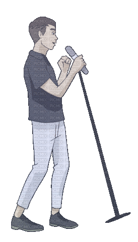 Randy Jackson Singing - Bezmaksas animēts GIF