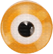 orange evil eye - PNG gratuit