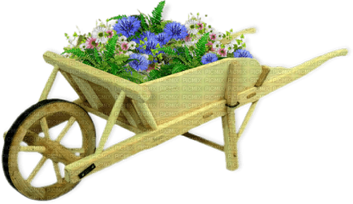 Chariots fleuries - kostenlos png