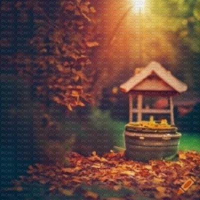 Autumn Wishing Well - 無料png