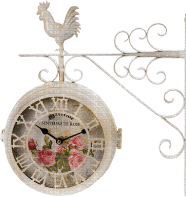 Kaz_Creations Deco Clock Vintage - png ฟรี
