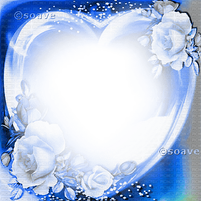 soave frame vintage heart valentine flowers - 免费PNG