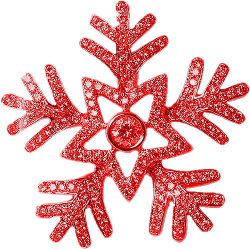 Snowflake.Red - zdarma png