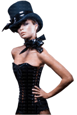femme sexy noir - 免费PNG