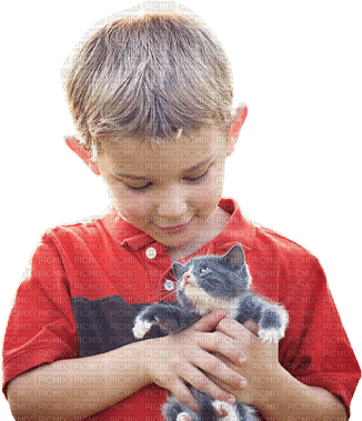 Kaz_Creations Baby Enfant Child Boy Cat Kitten - ücretsiz png