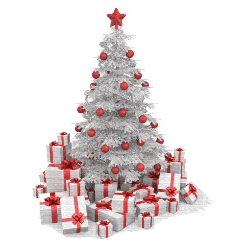 White tree,  christmas ,decor, noel, Adam64 - PNG gratuit