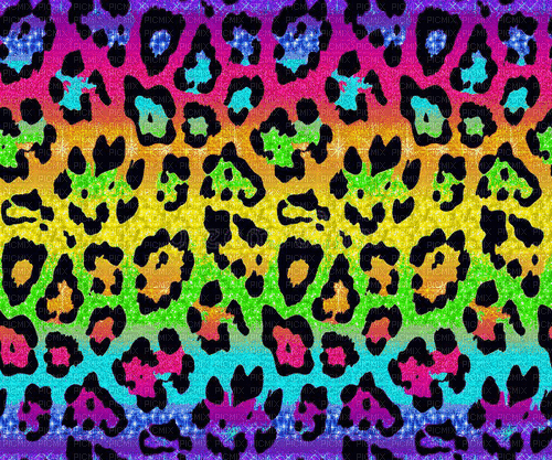 glitter leopard print - Zdarma animovaný GIF