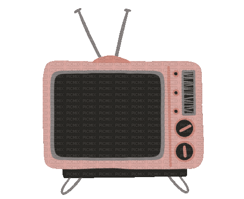 Vintage TV Television - Animovaný GIF zadarmo