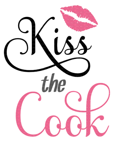 Kiss The Cook - png gratis