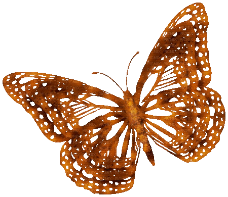 Animated.Butterfly.Brown - KittyKatLuv65 - Ingyenes animált GIF