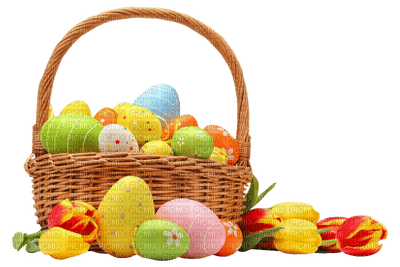 Pâques.Easter.Pascua.Panier.basket.Eggs.œufs.Victoriabea - bezmaksas png