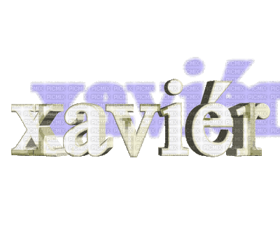 xavier - Zdarma animovaný GIF