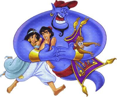 Aladin et Jasmine - png gratis