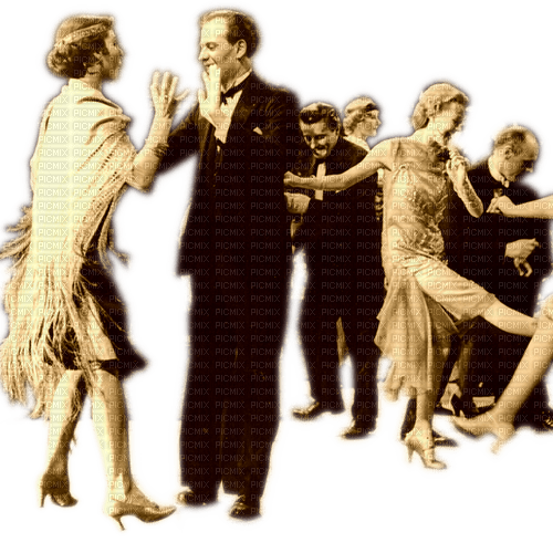 Rena 20er Dancing Spaß Vintage - 免费PNG