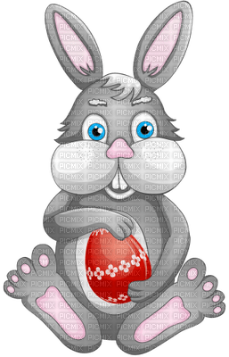 Kaz_Creations Easter Rabbit Bunny Egg - besplatni png