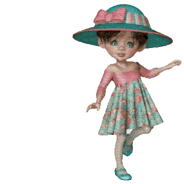 Cookie Doll Bleu Rose:) - GIF animasi gratis