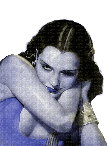 dolceluna art deco woman vintage femme - GIF animasi gratis