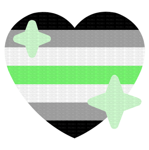 Agender heart emoji - фрее пнг