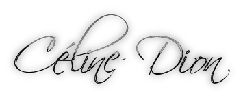 Céline Dion Signate - ücretsiz png