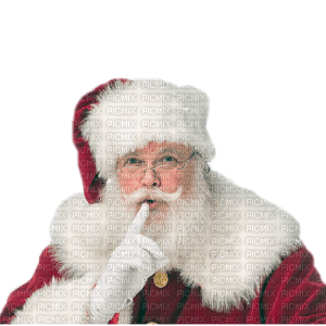 Secret Santa shhh bp - png gratuito