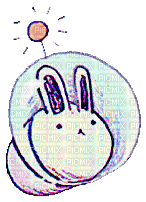 space bunny - zdarma png