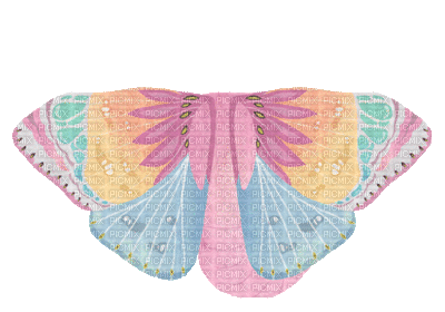elephant fantasy butterfly gif deco pink anime tube - Bezmaksas animēts GIF