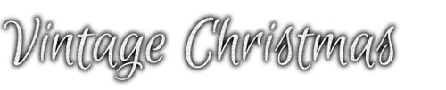 Vintage Text Christmas - Bogusia - ilmainen png