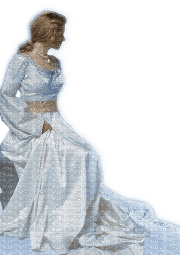 Rena white Vintage Woman Frau - PNG gratuit