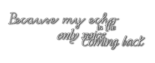 My echo ❣heavenlyanimegirl13❣ - PNG gratuit
